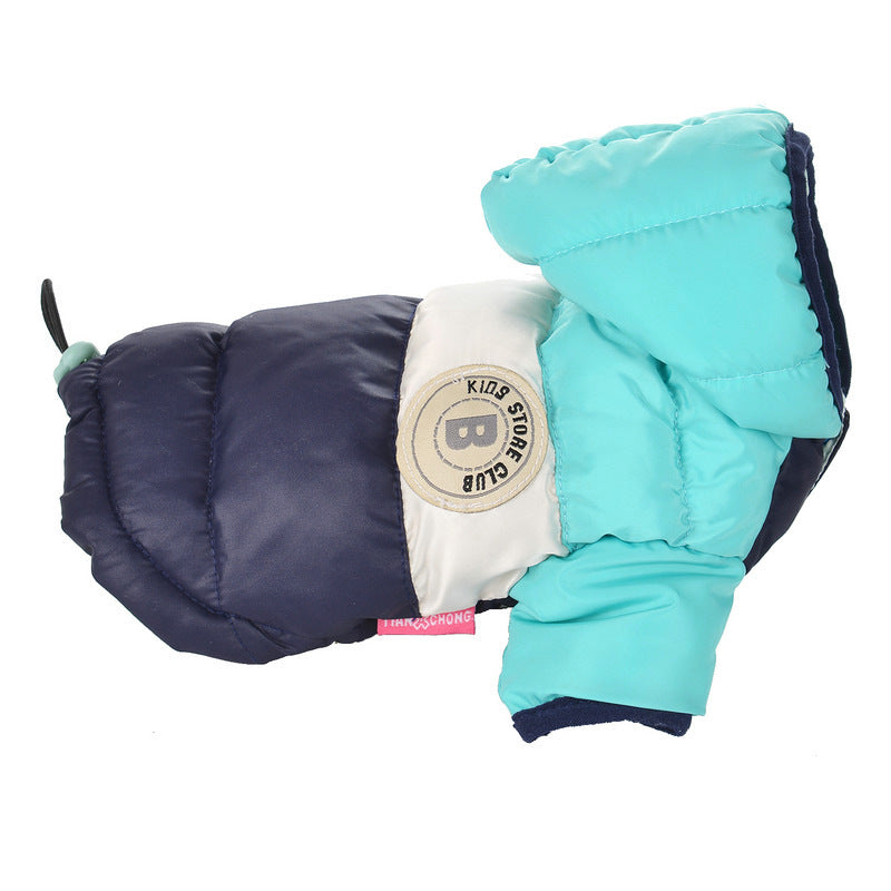 Keep Your Furry Friends Warm and Stylish with Our Waterproof Warm Cotton-Padded Pet Jacket